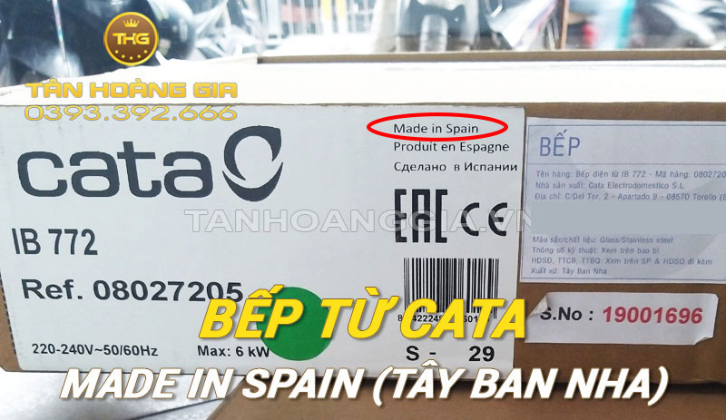 Bếp từ Cata Made in Spain (Tây Ban Nha)