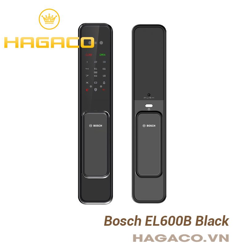 Khóa cửa nhận diện khuôn mặt Bosch EL600B màu đen