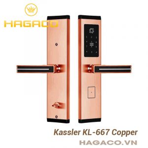 Khóa cửa thử từ Kassler KL-667 Copper Màu đồng