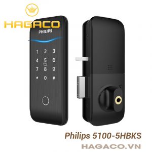 Khóa cửa vân tay Philips 5100-5HBKS