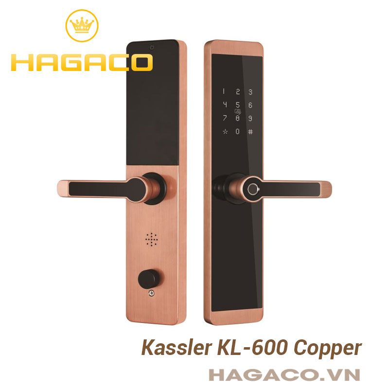 Khóa cửa vân tay Kassler KL-600 Copper