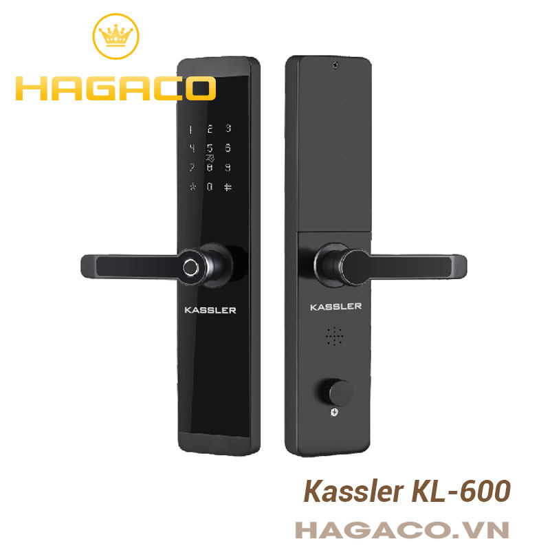 Khóa cửa vân tay Kassler KL-600 Black