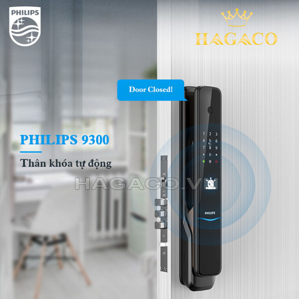 Philips 9300 có thiết kế thân khóa tự động