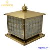 Đèn trụ cổng bằng đồng HGA-TCD16