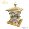 Đèn trụ cổng bằng đồng HGA-TCD19