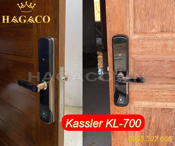 Khóa điện tử Kassler Kl-700 lắp cho cửa gỗ