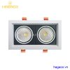 Đèn led spotlight âm trần mặt lõm Đôi