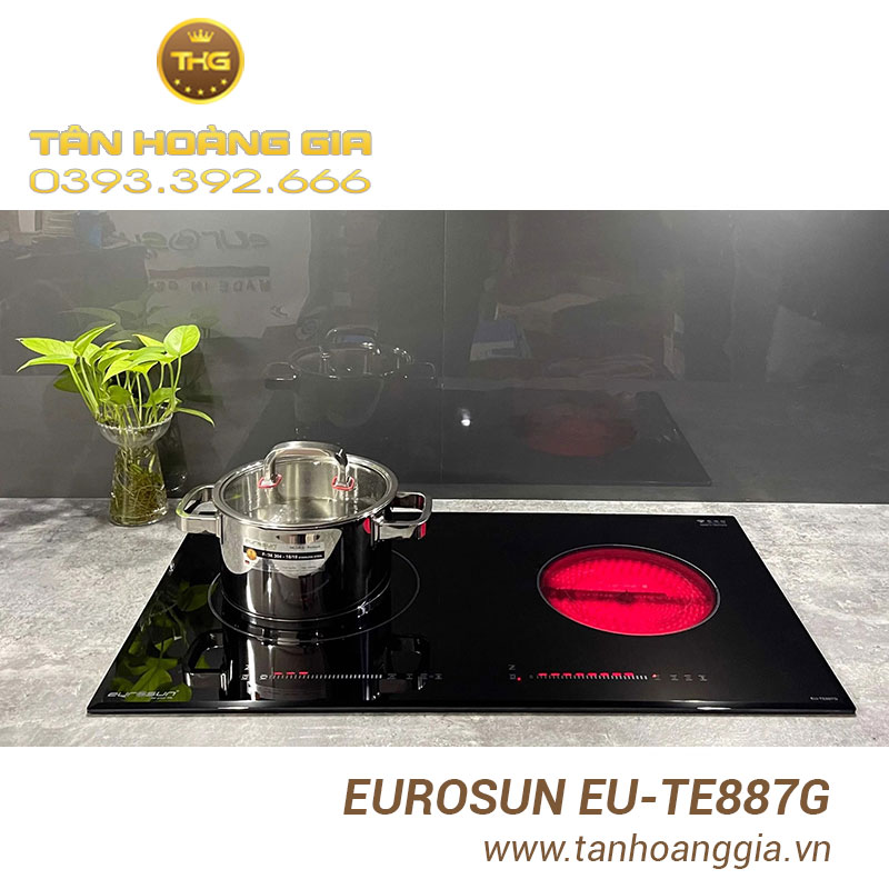 Hình ảnh thực tế Bếp từ – hồng ngoại Eurosun EU-TE887G