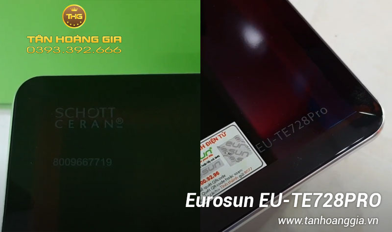 Mặt kính bếp điện từ Eurosun EU-TE728PRO