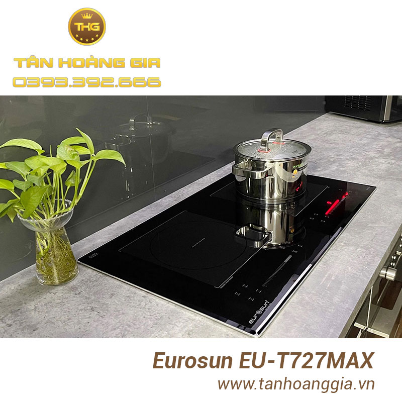 Bếp từ Eurosun EU-T727Max có kích thước tiêu chuẩn phù hợp với mọi không gian nhà bếp