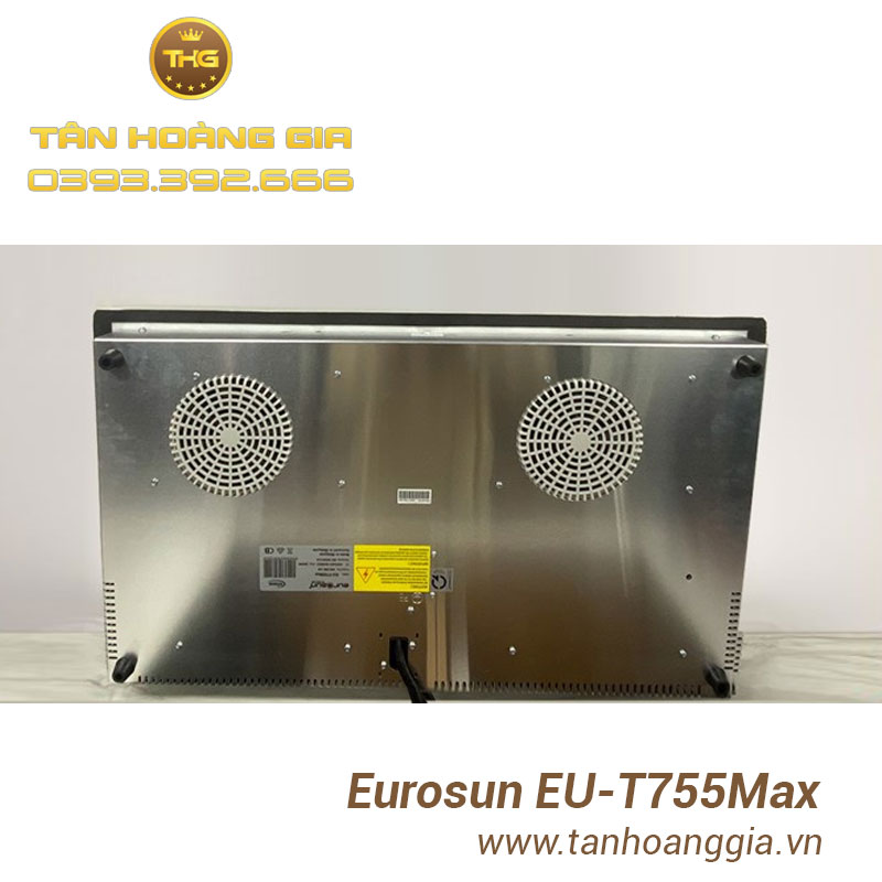 Bụng bếp và quạt tản nhiệt bếp từ Eurosun EU-T755Max