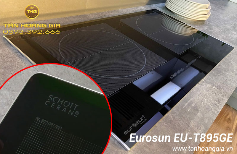 Bếp từ Eurosun EU-T895GE dùng kính Schott Ceran