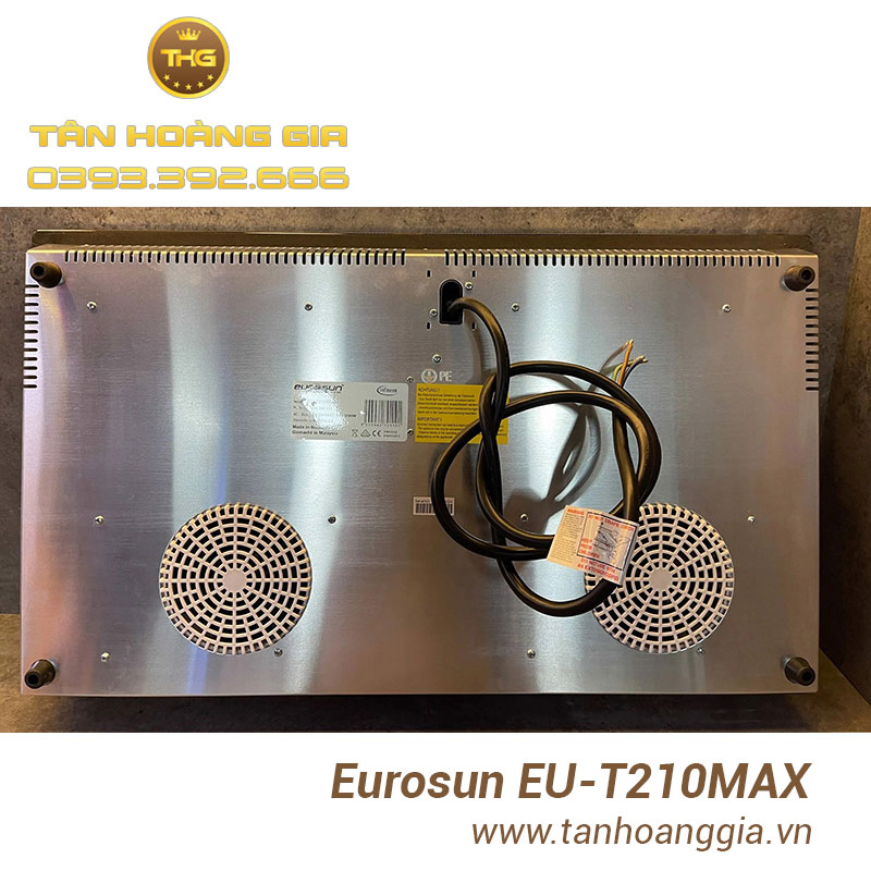 Bụng bếp và quạt tản nhiệt bếp từ Eurosun EU-T210Max