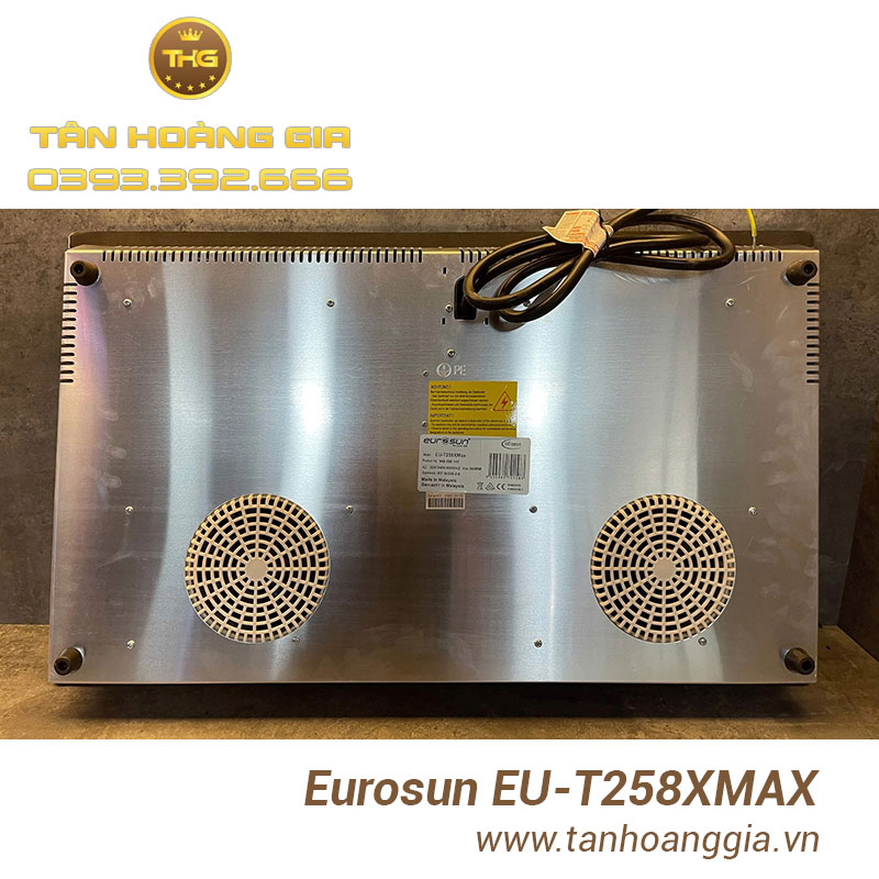 Bụng bếp và quạt tản nhiệt bếp từ Eurosun EU-T258Xmax