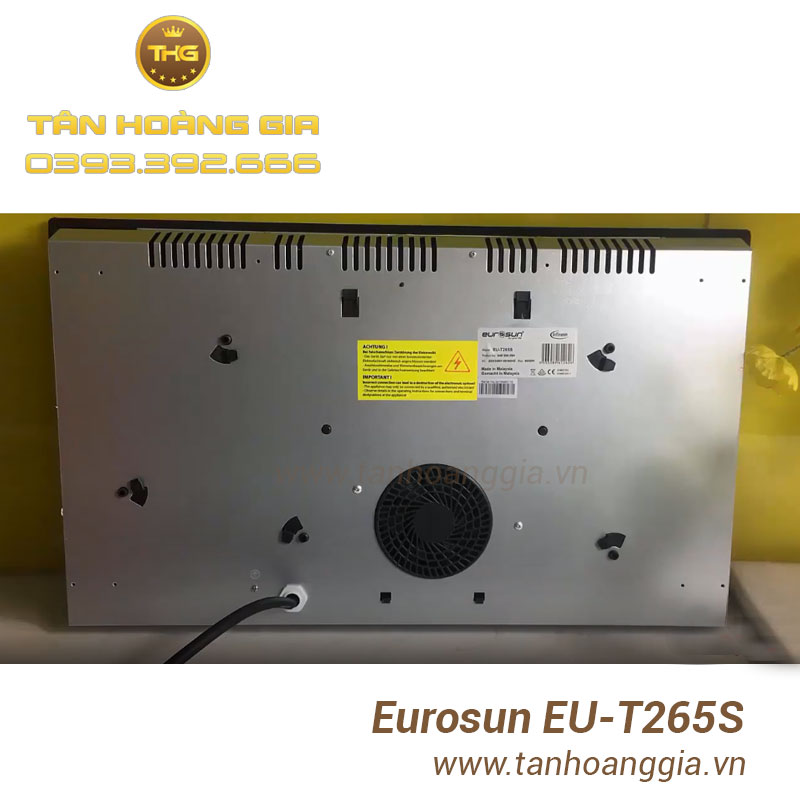 Bụng bếp và quạt tản nhiệt bếp từ Eurosun EU-T265S