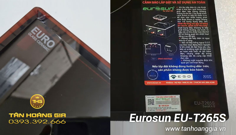 Mặt kính bếp từ Eurosun EU-T265S