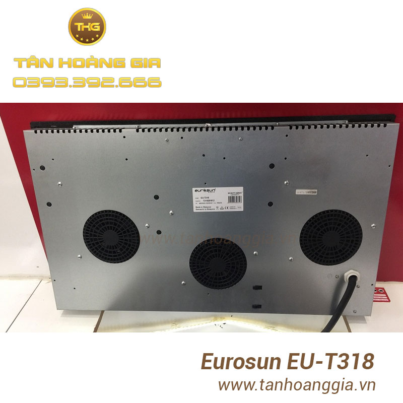 Bụng bếp và quạt tản nhiệt bếp từ Eurosun EU-T318