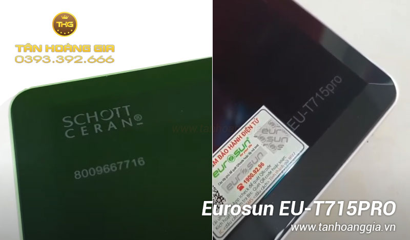 Mặt kính bếp từ Eurosun EU-T715Pro