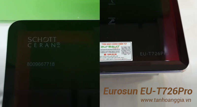 Mặt kính bếp từ Eurosun EU-T726PRO