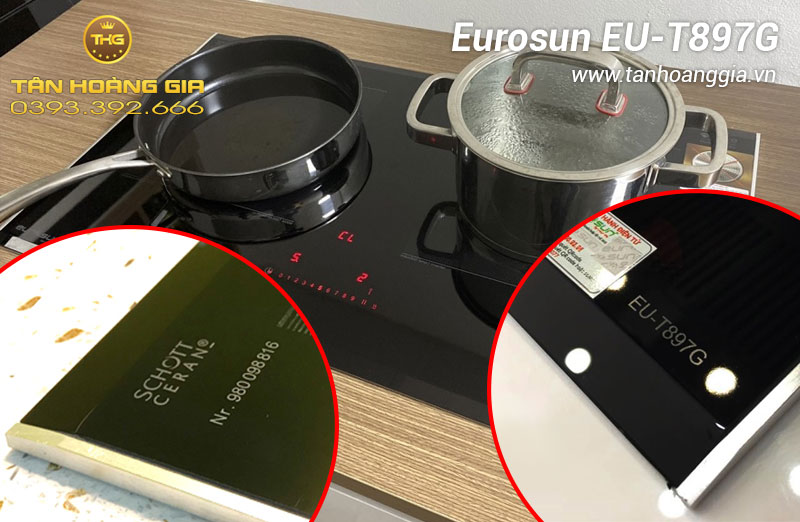 Mặt kính bếp từ Eurosun EU-T897G