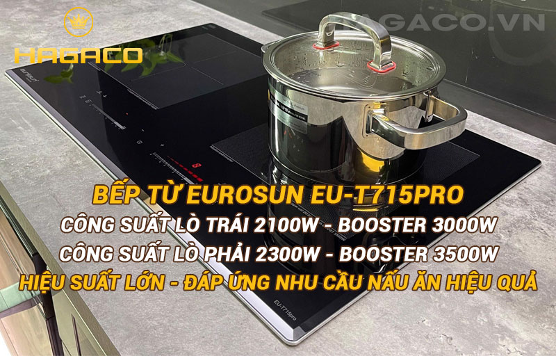 Bếp từ Eurosun EU-T715Pro công suất lớn
